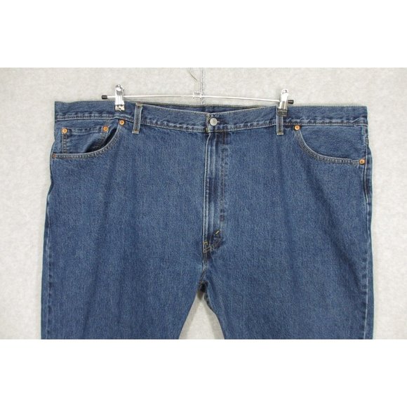 Levi's Men's 505 Jeans Size 54 x 29 Straight Leg Medium Wash - Picture 2 of 8